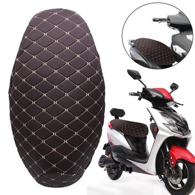 Motosiklet Koltuk Kılıfı Kalınlaştırılmış Koltuk Koruyucu 3D Suni Deri Koltuk Pedi Motosiklet İçin Koruyucu Kılıf