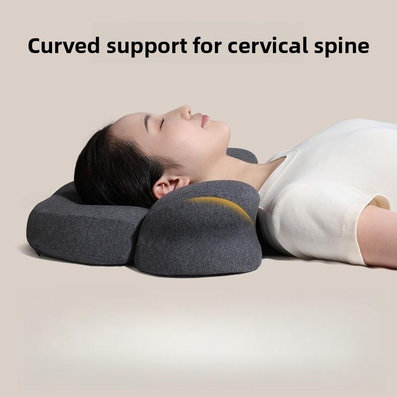 1pcs Memory Foam Pillow Slow Rebound Cervical Support Pillow Ergonomic Neck Pillow for Side & Back Sleepers