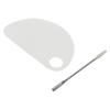 Paint Pallet Acrylic Transparent Semi Circular Avoiding Pollution Smooth Surface Paint Mixing
