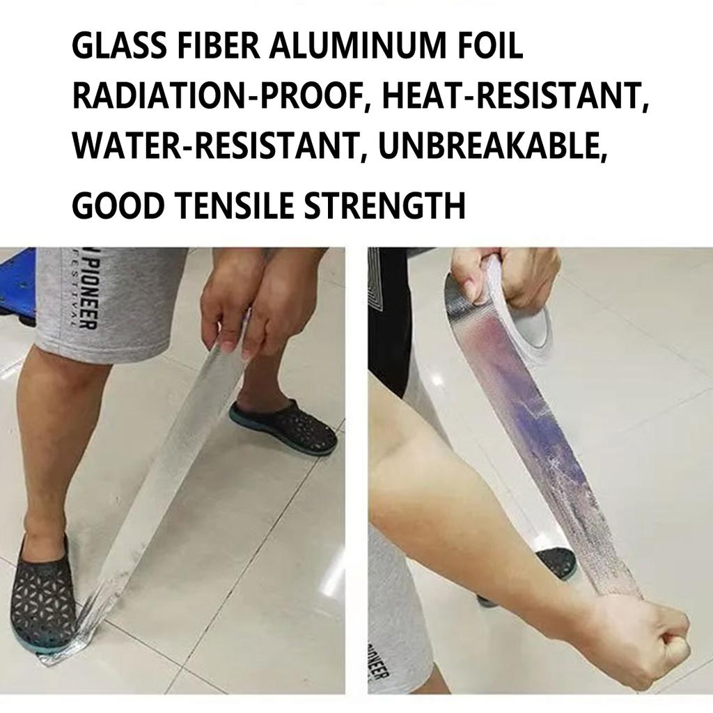 Anti-oil Tape, Water-resistant Sealant, Heat-resistant Fireproof Aluminum Foil Tape, Countertop, Sink, Edge Sealing Tape