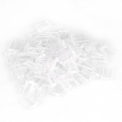 100pcs New Plastic Compression Sleeves for Rimless Glasses Accessories Tools 1.6*0.8*7.0mm