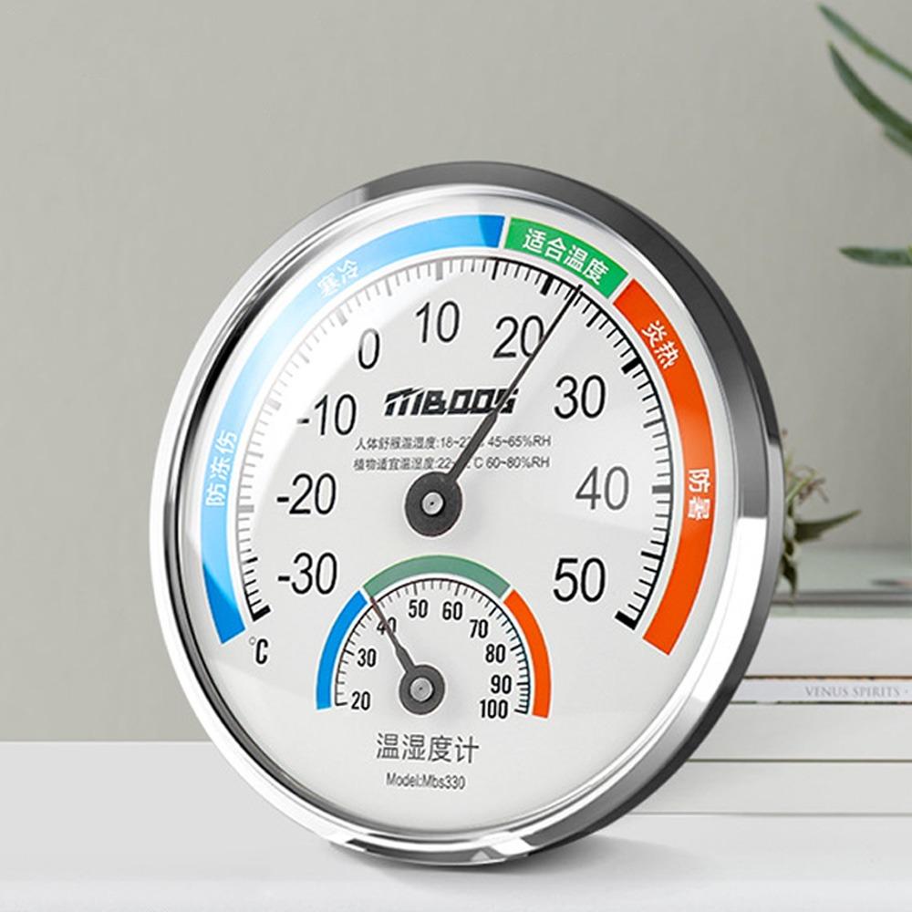Wall Mount Hygrothermograph Battery-Free Temperature Hygrometer Analog Temperature  Laboratory