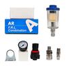 Professional Inline Air Regulator Oil Water Separator Filter with Pressure Gauge for Car Spray Gun