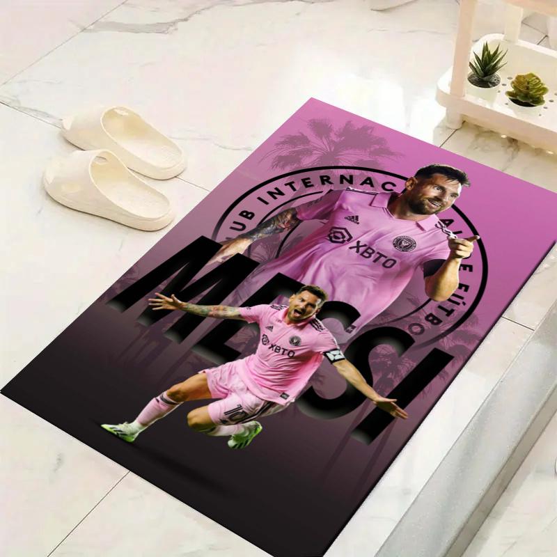 Messi Inter Miami Carpet Rug for Living Room Bedroom Home Sofa Decoration,Kids play Non-slip Floor Mat