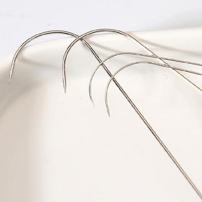 Time Saving Curved Jewelry Needle 10pc Set Enlarged Eyelets Fit All Threads Perfect For Bracelets Necklace Creation