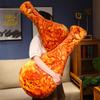20/90/70/100Cm Simulated Fried Chicken Leg Plush Pillow Realistic Food Plush Pillow Creative Sofa Kitchen Decoration