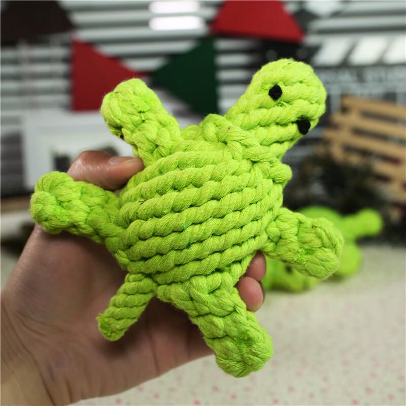Pet Braided Cotton Turtle Chew Toy
