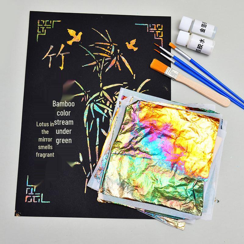 DIY Burned Foil Art Kit: Creative Handmade Gold Foil Decorative Painting