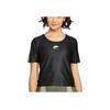 Nike Air Dri-FIT Quick-Dry Running Top Short Sleeve T-Shirt Women Tops Black CU3059-010