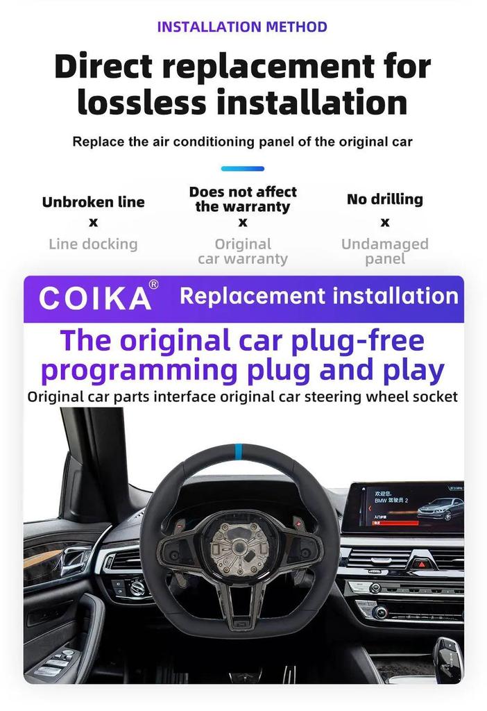 CS Nappa Leder Kundenspezifisches Sportlenkrad Für BMW 3 4 5er G01 G20 G21 G80 G81 G22 G23 G26 G30 G32 G87 G80 Autozubehör