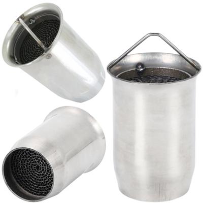 Ailunate Inner Silencer Motorcycle Baffle Muffler Catalyst Noise Reducing Type General Purpose Volume Adjustment