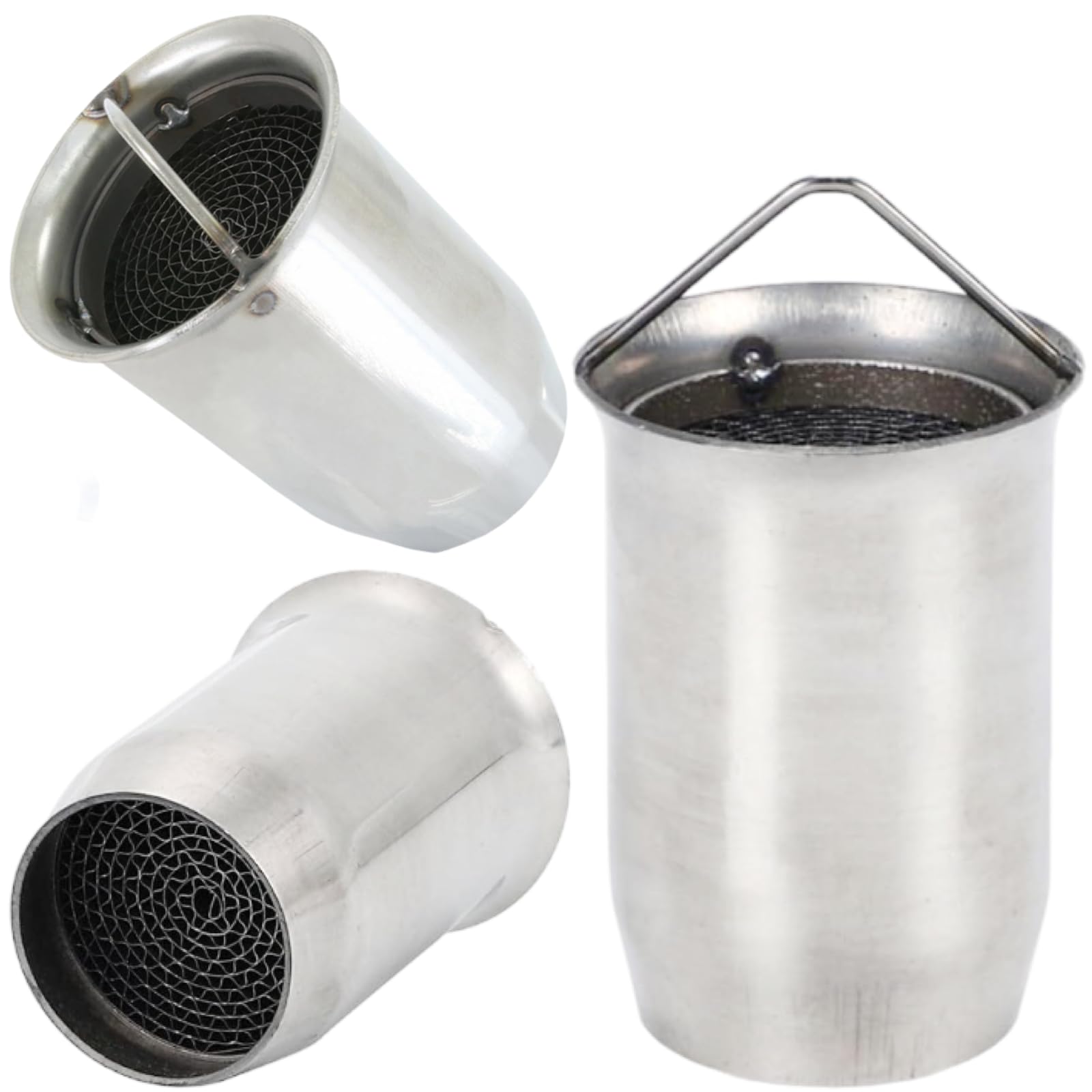 

Ailunate Inner Silencer Motorcycle Baffle Muffler Catalyst Noise Reducing Type General Purpose Volume Adjustment For 60mm