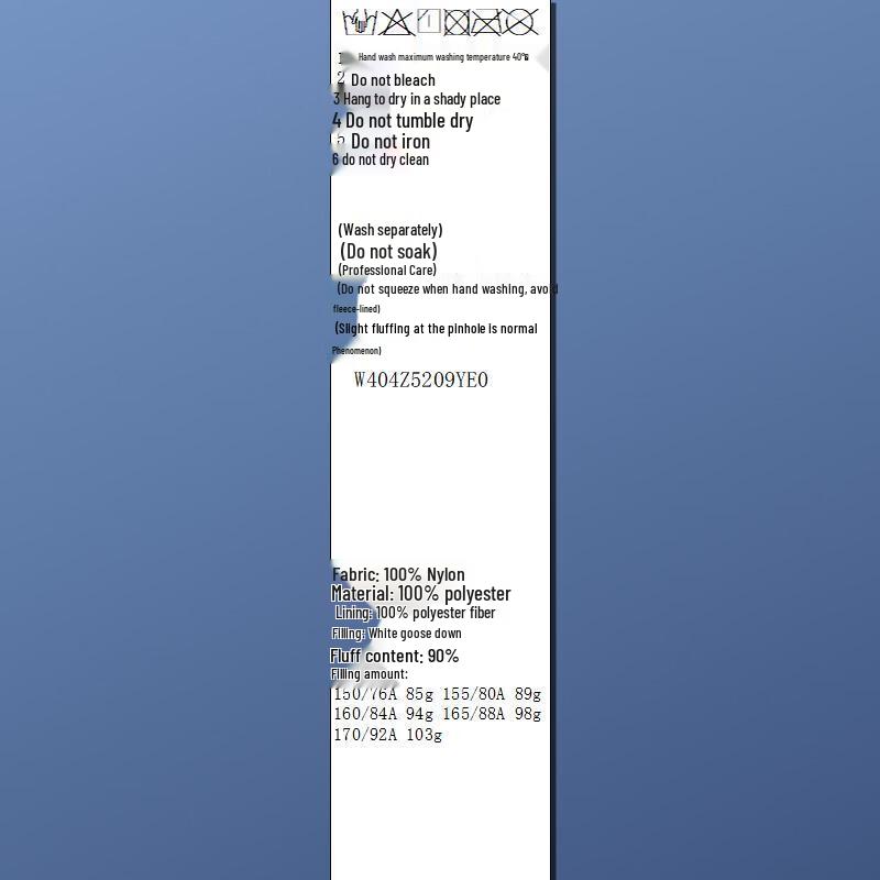 Sancai 2025 Winter Lightweight Shirt-Style Goose Down Jacket