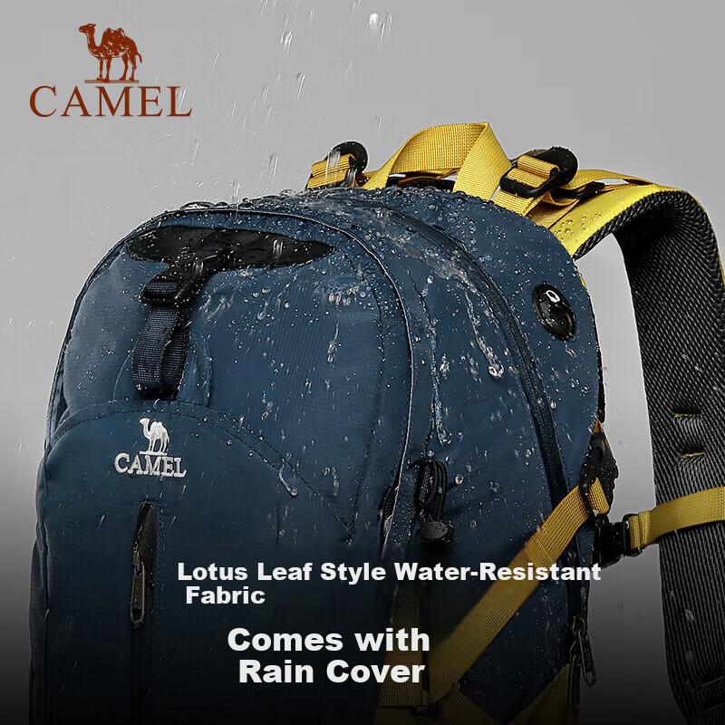 Camel Outdoor Lightweight Hiking Backpack, Waterproof Trekking Bag, Travel Backpack, Deep Blue, 23L