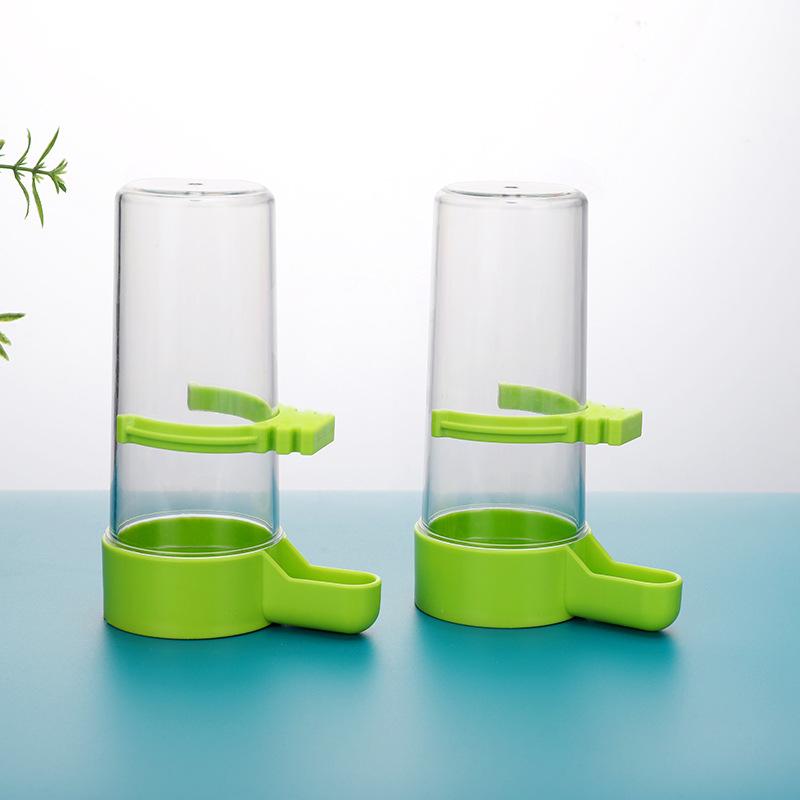 Bird Feeders Waterer Drinker With Clip For Bird Feeders Parrot Cages Water Dispenser Bottles Drinking Bowls Pet Bird Supplies