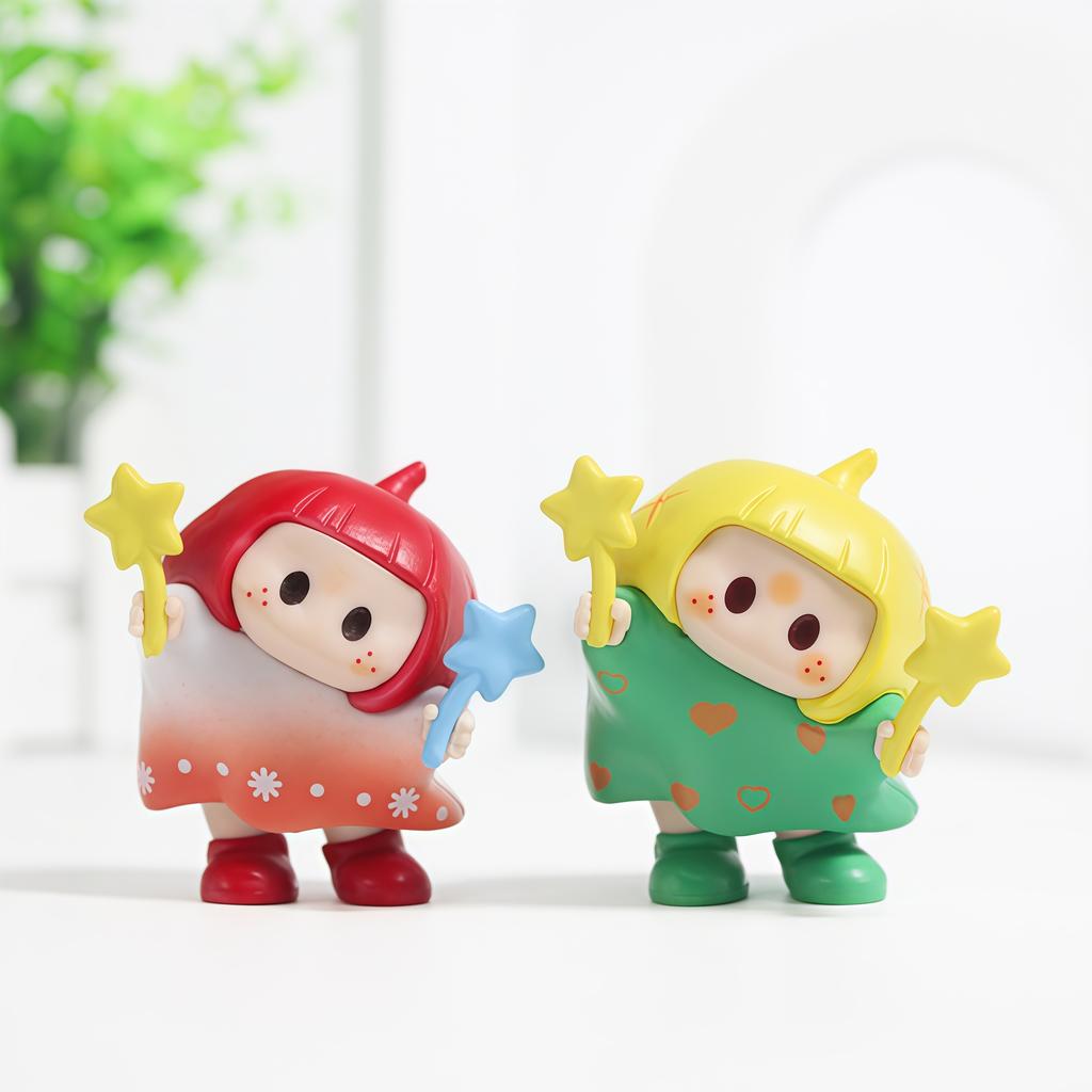 Work Partner Right Sauce Crooked Head Series Iconbox  - Trendy Handmade Doll Cute Decoration & Fun Festival Present