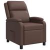 Recliner Brown Faux Leather
