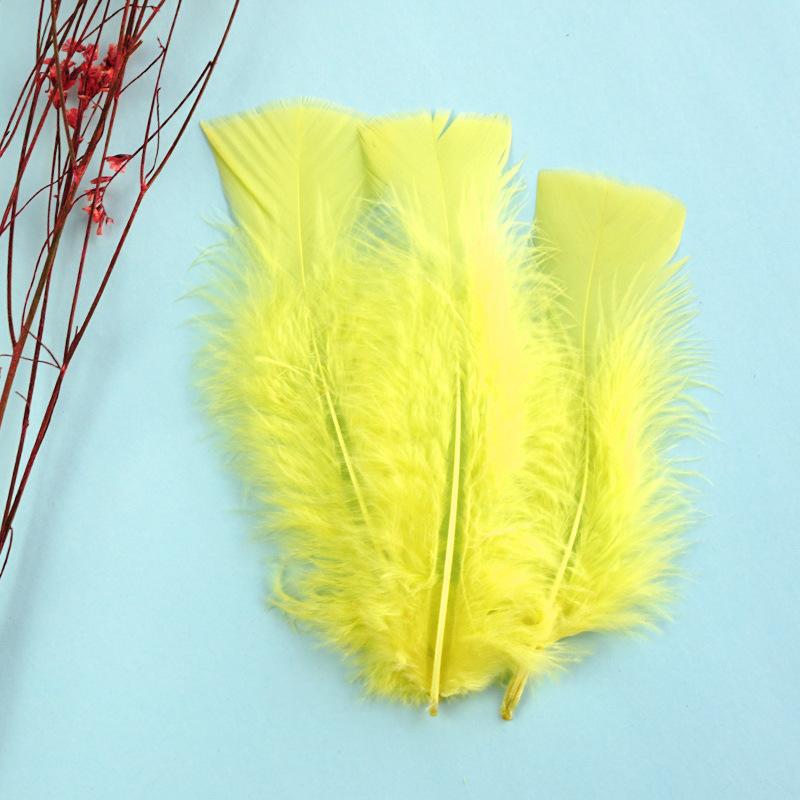 

Color Feather Turkey Flat Hair Kindergarten Huanchuang Art Decoration Materials Diy Teaching Accessories 200pcs