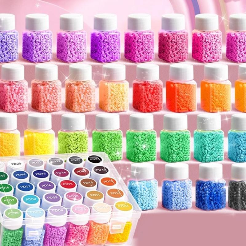 Creative Art Set Includes Multicolor Bean Beads Easy To Assemble For Any Ages Crafting Fun