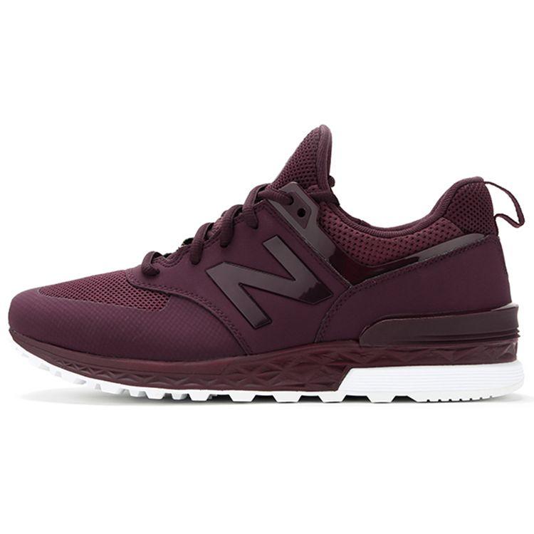 

New Balance 574 Sport Бордовые мужские кроссовки красные MS574SBG