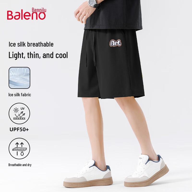 

Baleno Men s Ice Silk Quick-Dry Casual Shorts L
