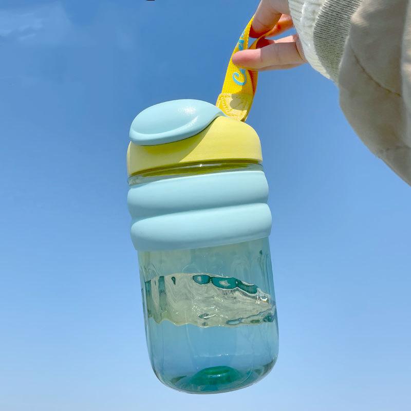 Large Capacity Plastic Cup, Student Portable Outdoor Hand Guard, High Temperature Resistant Direct Drinking Water Cup