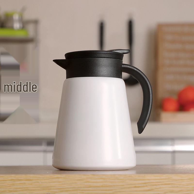 Europäischer Stil 304 Edelstahl Isolierte Wasserflasche - Doppellagiger warmer Topf für Zuhause