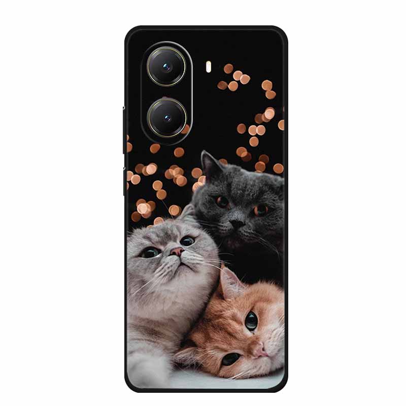 Für Poco X7 Pro Hülle X 7 Pro Coque Schwarzes Silikon Weiche Handyhülle Für Xiaomi Redmi Turbo 4 Pro Rückseitenabdeckung Case Turbo4 Pro Funda