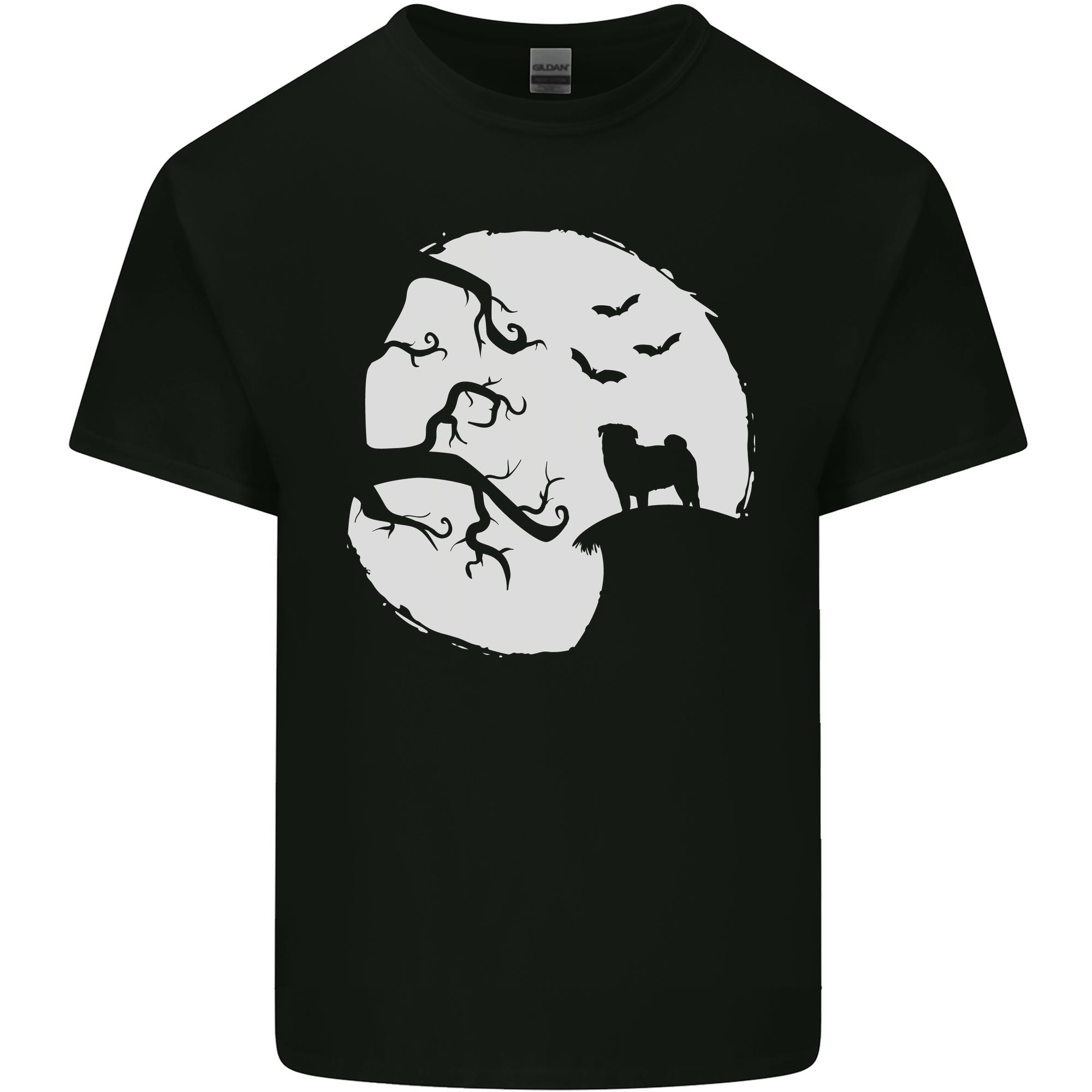 Halloween Pug Dog Unisexs Light Cotton TShirt S
