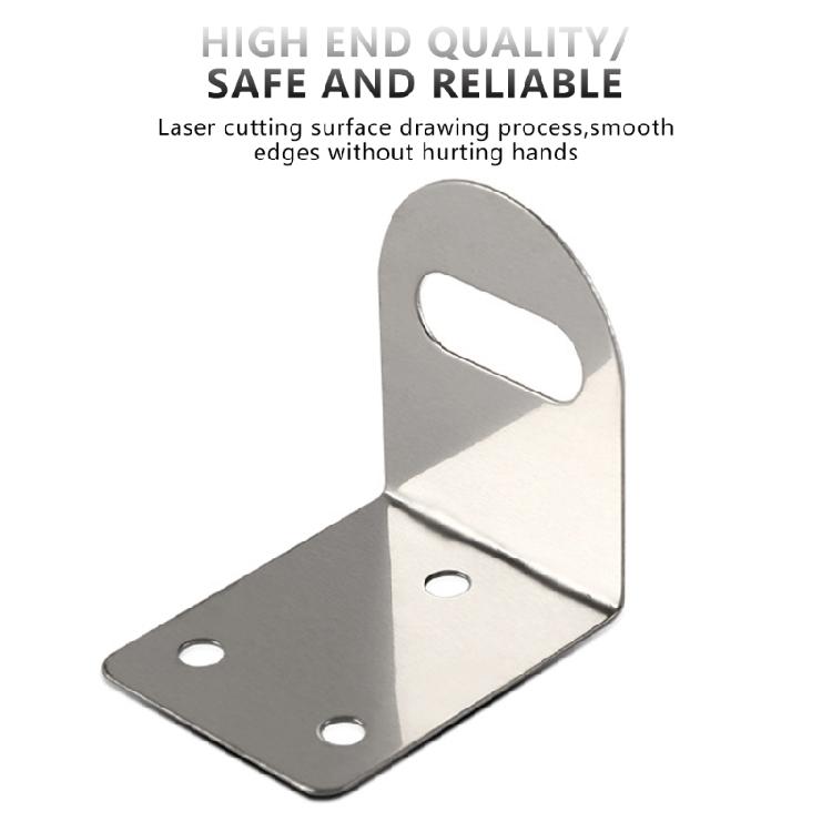 20Pcs Stainless Steel Faucet Hanger Mounting Bracket Faucet Fixing Mount Rack Water Tap Bracket Hanging Plate Enduring