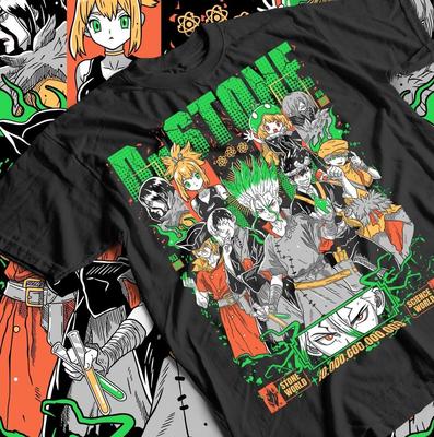 Dr. Tričko Stone Senku Ishigami Anime Manga Tričko Taiju Oki Ryusui Dárkové Tričko