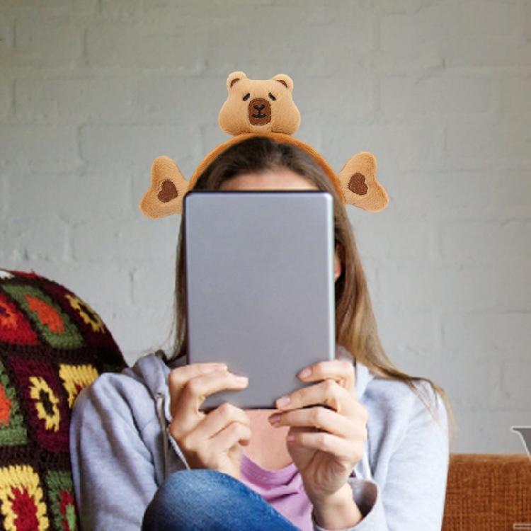 Practical Bear Cartoon Headband For Daily Use And Special Occasion Comfortable Headwear For Kids And Teens