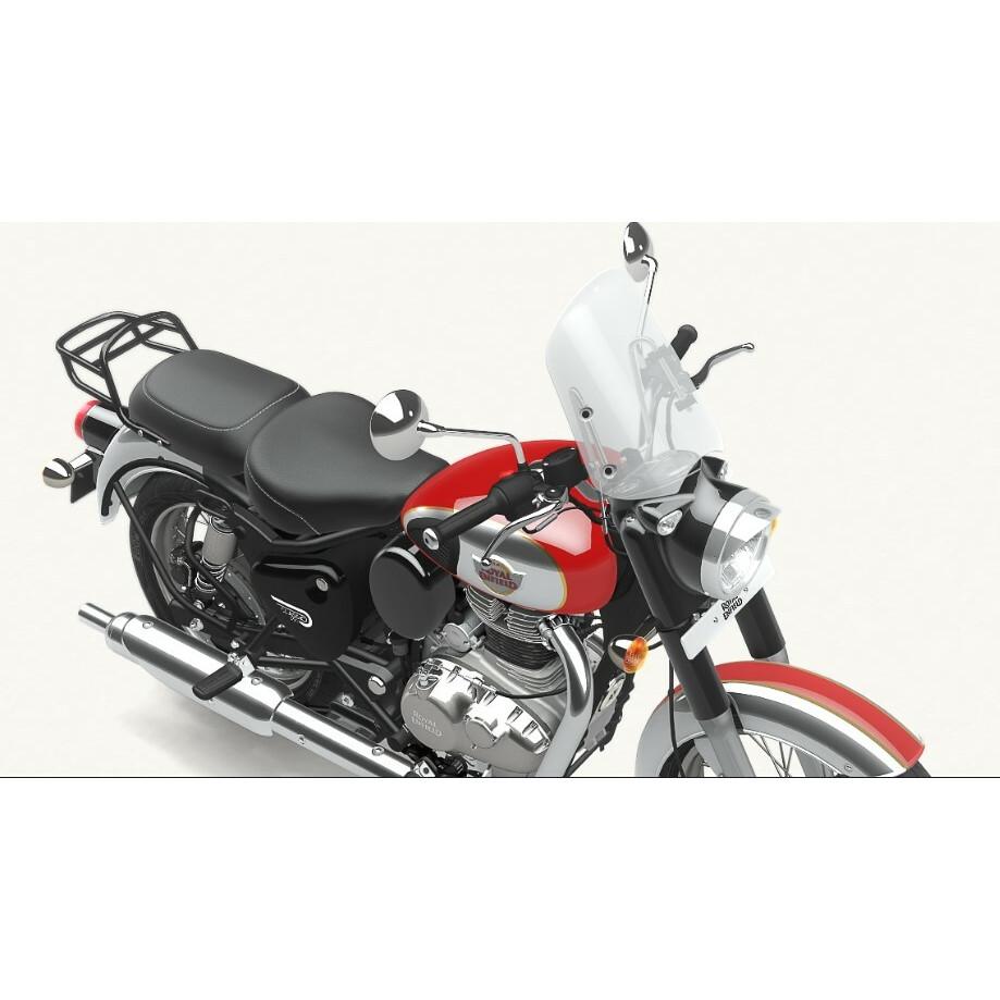 Royal Enfield Black Rear Rack for New Classic Reborn 350CC