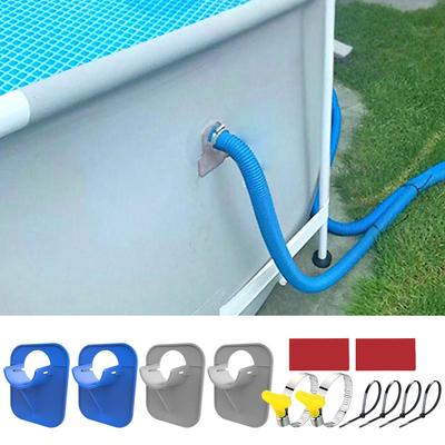 Practical Swimming Pool Pipe Fixing Holder Supports For IntexAbove Ground Hose Outlet Bracket Pool Accessories