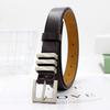 Female Hong Kong Style Street Tide Pin Buckle Two-Piece Set Belt Student Decorative Jeans Belt