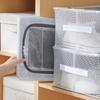 Kostenlose Installation Faltbare Schuhaufbewahrungsbox Großes Fassungsvermögen Transparenter Schuhständer Unterbett-Aufbewahrungsschale Schuhschrank Zimmer