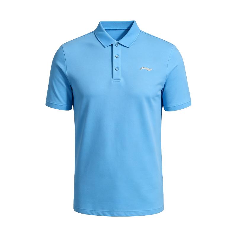 Li-Ning Breathable Simple Comfortable Casual Polo Shirt Short Sleeve Unisex tops APLS125-6 L