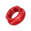 Motorcycle Rear Wheel Axle Nut M22x1.5 Aluminum Replacement for Kawasaki KX125 2003‑2008Red