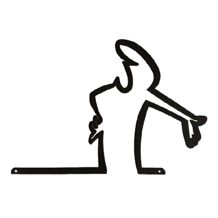 Stylish Iron Matchstick Man Party Homes Decoration Accent Reusable Crafted Art For Shelf Arrangements