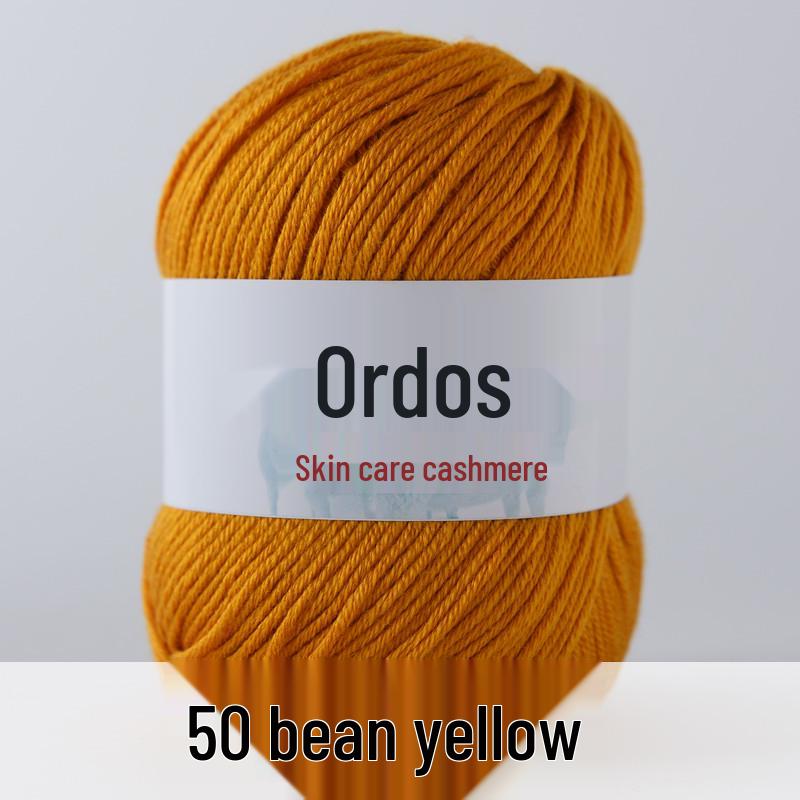 Genuine Baby Cashmere Yarn: Hand-Knitted Scarf for Infants & Toddlers, Medium Thick Milk Cotton for Crochet.