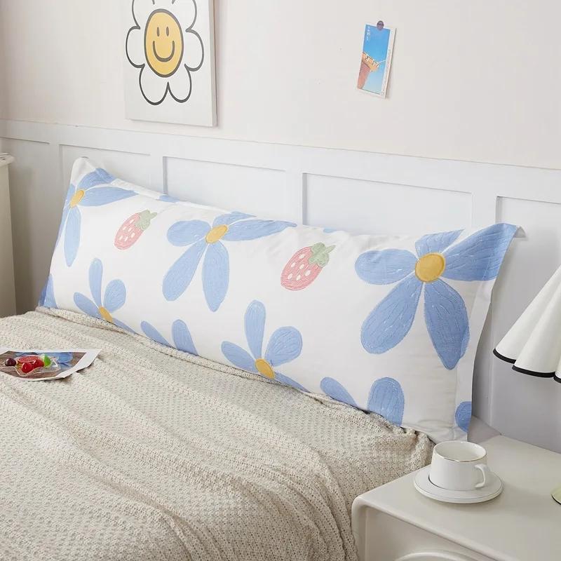 Bedding Pillow Covers Cartoon Dinosaur Body Pillow Cover for Boys Girls Cotton Long Pillowcase Decorative Cushion for Bedroom