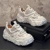 Fashion 2025 new thick-soled retro sports versatile and trendy height-increasing casual shoes Zapatillas  Hombre b10