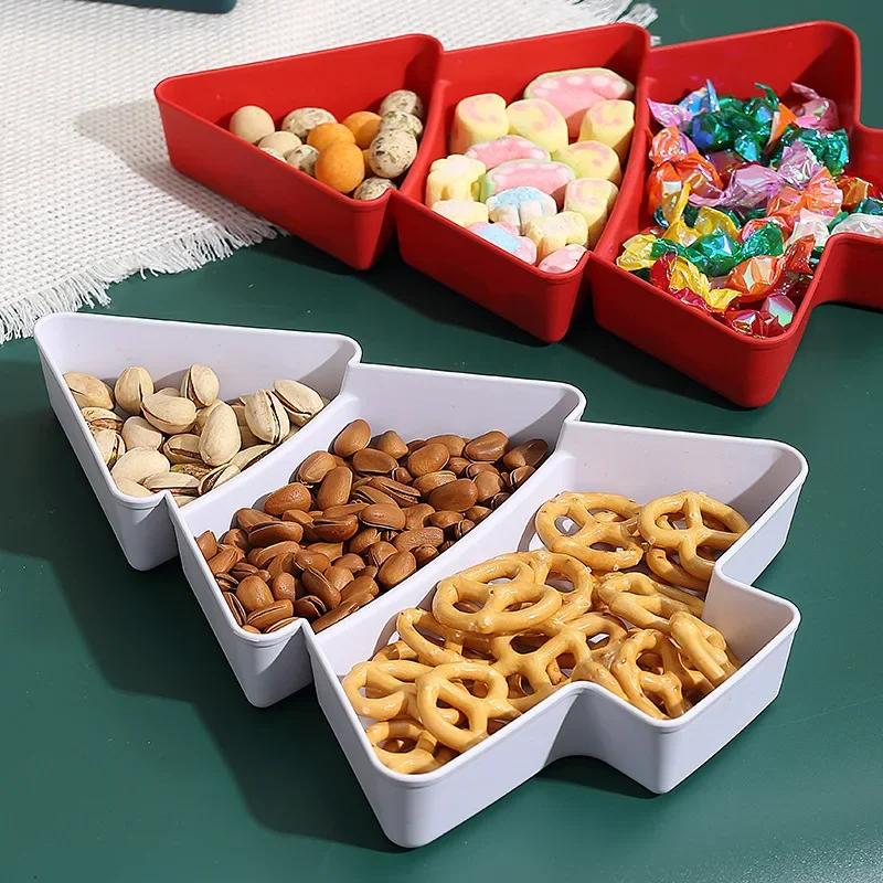 Christmas Tree Fruit Plate Marry Christmas Party Decorations for Home  Navidad Noel Natal Xmas Gifts Happy New Year