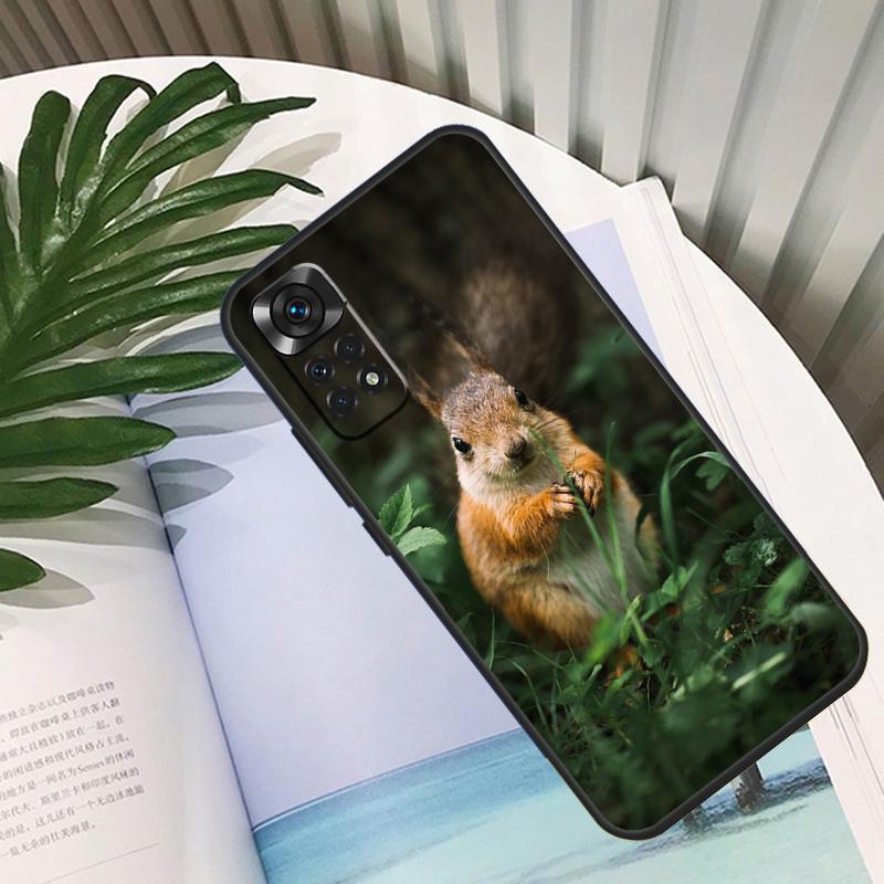 Squirrel Funda For Xiaomi Redmi Note 14 13 10 11 12 15 Pro Plus Case For Redmi 15C 14C 10C 12C 13C 15