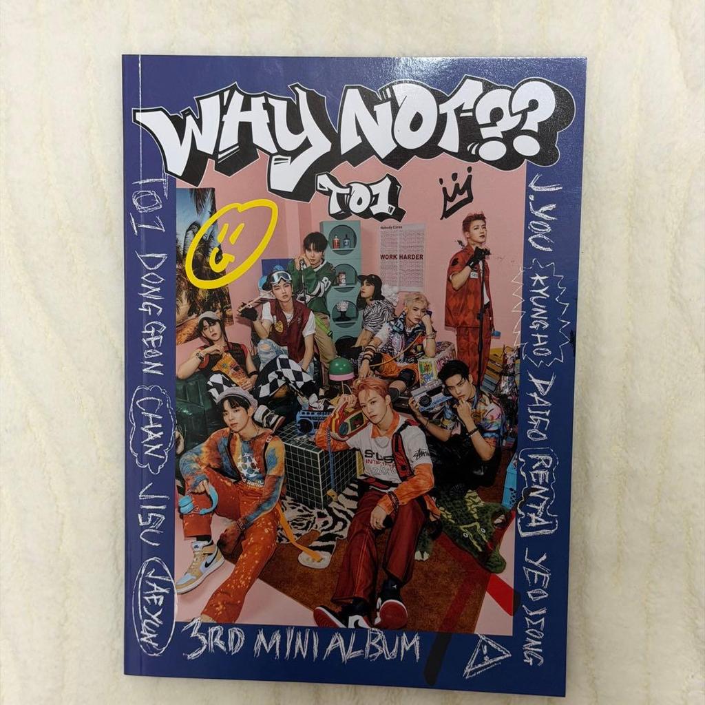 [USED] TO1 WHY NOT? 3rd Mini Album (Signed)