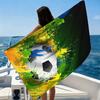 Football Match Beach Towel Quick-drying Super Absorbent Suitable for Swimming Beach Pool Gym Summer Gift for Friend Families