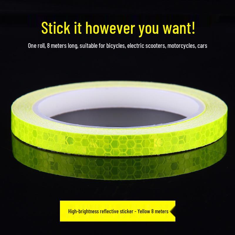 Reflective Luminous Stickers for Bikes and Motorcycles Wheels