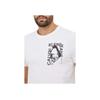 Calvin Klein Graphic Print Straight Cut Crew Neck Short Sleeve T-Shirt Men Tops White J30J324640-YAF