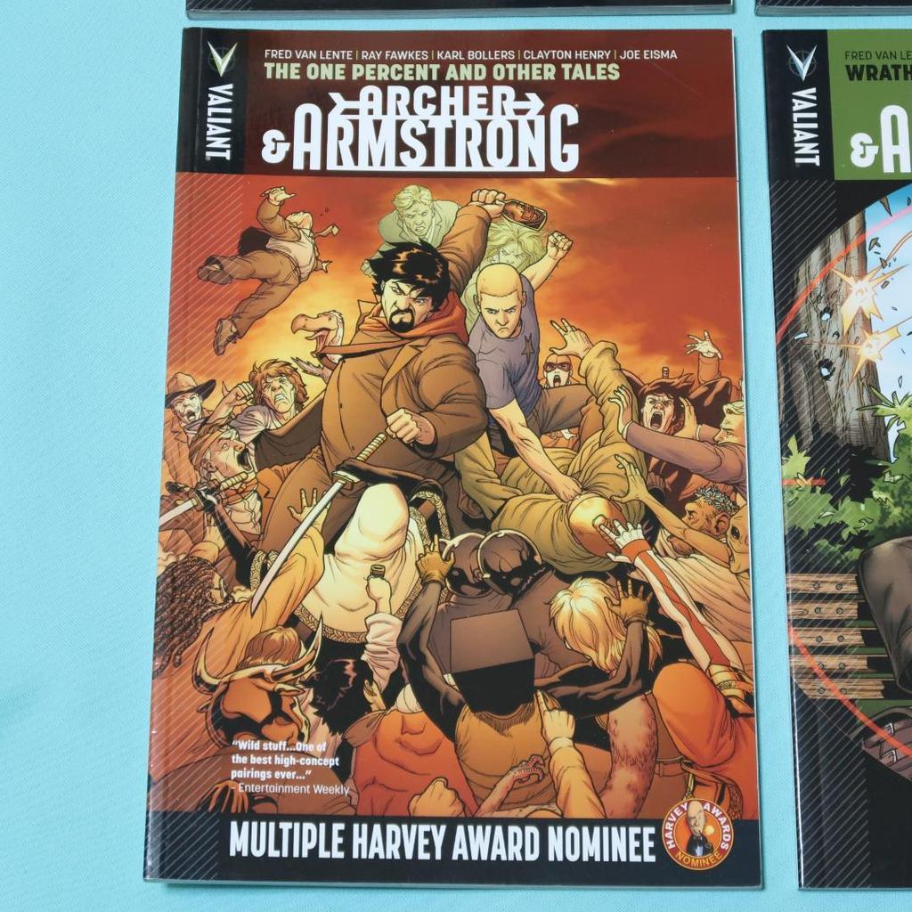 [USED] Sale! Foreign Books American Comics RCHER & ARMSTRONG VALIANT 4 books