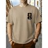 FIFA World Cup Football Men's Fashionable Short-sleeved T-shirt with a US, Canada and Mexico Themed Print. A Casual and Comfortable Summer T-shirt